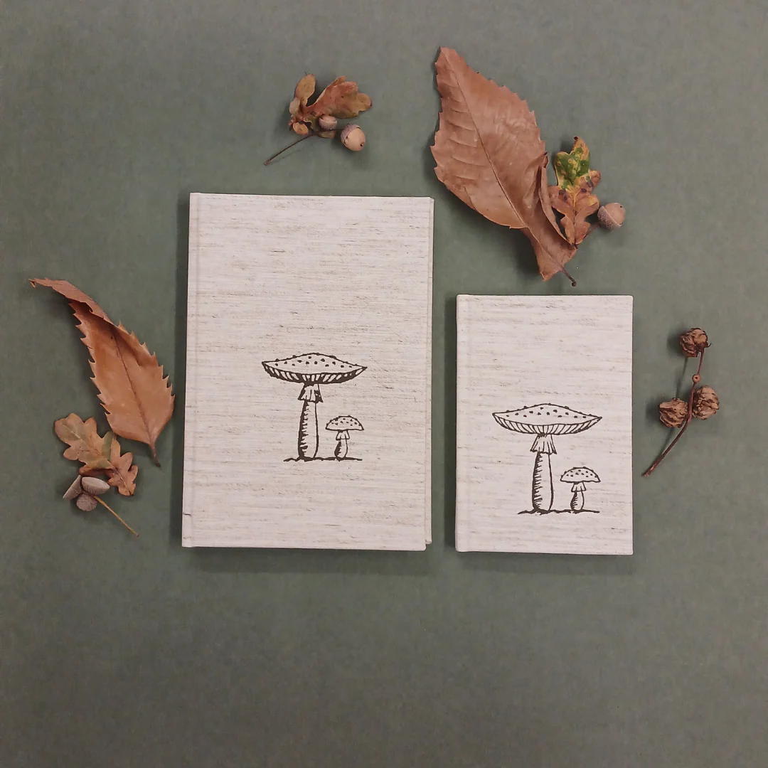 Handmade Forest Mushroom Notebooks - Image 3